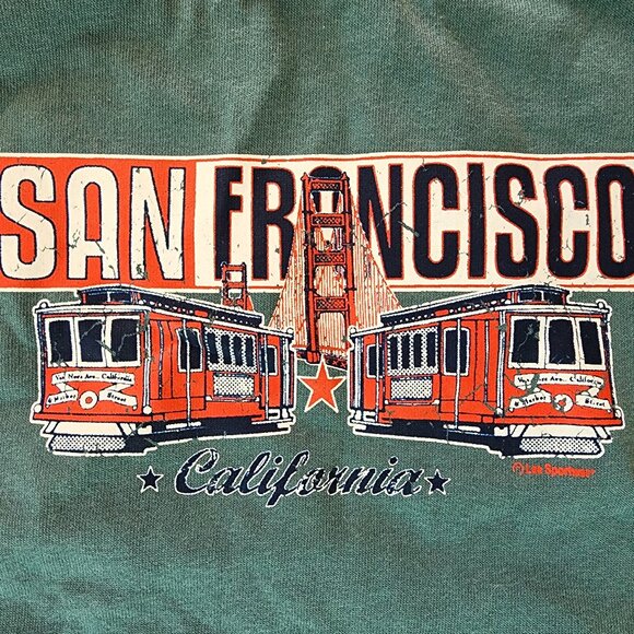 NWOT San Francisco Green Boys T-Shirt Size Medium 8 - Picture 6 of 9